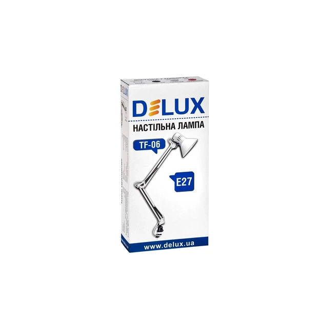 Настільна лампа Delux TF-06 E27 Срібляста (90012372) - picture 3