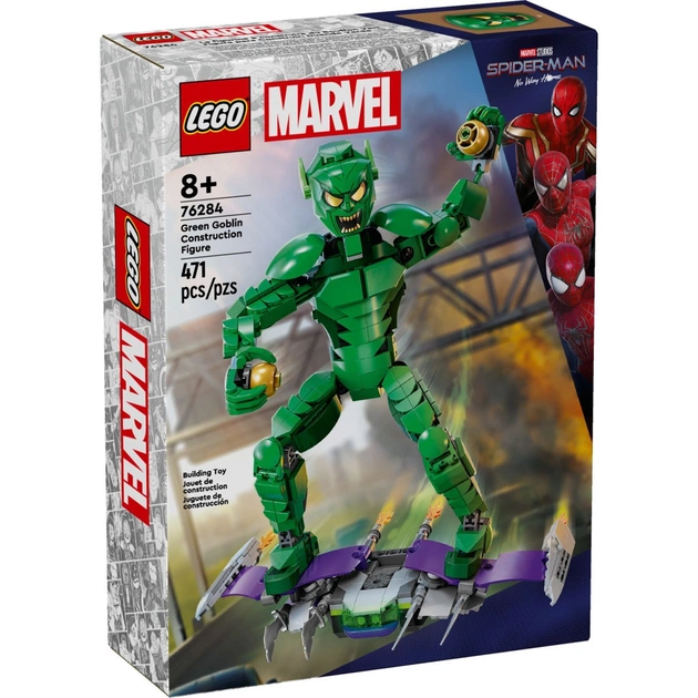 Конструктор LEGO Marvel Фігурка Зеленого гобліна для складання 471 деталь (76284) - зображення 1