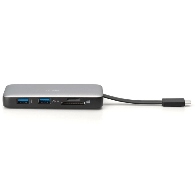 Порт-реплікатор Digitus USB-C > HDMI/2xUSB-A/USB-C/SD/MicroSD/RJ54, Travel (DA-70916) - picture 4
