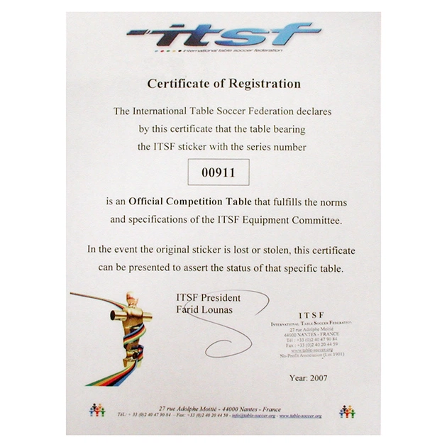 Настільний футбол Garlando Master Champion ITSF (MASTER) (929903) - изображение 7