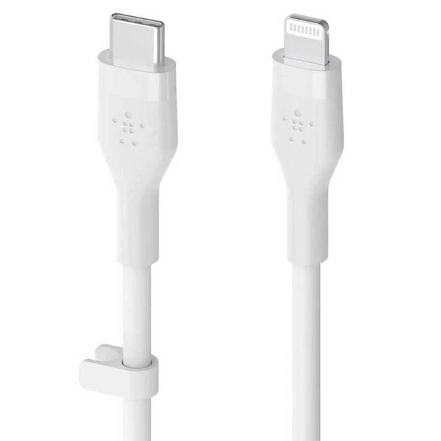 Кабель Belkin BoostCharge Flex USB Type-C - Lightning (M/M), 2 м, White (CAA009bt2MWH) OEM - изображение 1