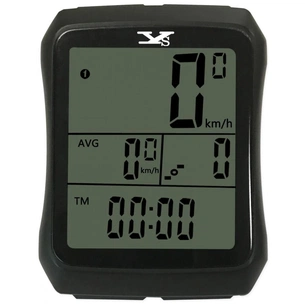 Велокомп'ютер YS 603 великий екран, каденс, 19 функцій (S-010) зображення 1