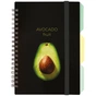 Блокнот Optima Avocado B6 с разделителями 100 листов, клетка (O20358-01) - уменьшенное изображение 1