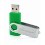 USB флеш накопичувач eXceleram 16GB P1 Series Silver/Green USB 2.0 (EXP1U2SIGR16) - зменшене зображення 3