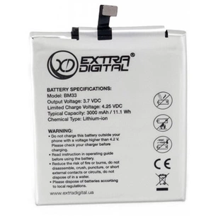 Акумуляторна батарея Extradigital Xiaomi M4i (BM33) 3000 mAh (BMX6445) зображення 1