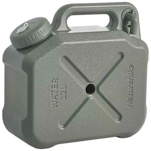 Каністра для води Naturehike CNH22CJ018 12 літрів темно-зелена (6927595753255) зображення 1
