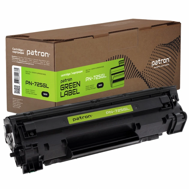 Картридж Patron CANON 725 GREEN Label (PN-725GL) - зображення 1