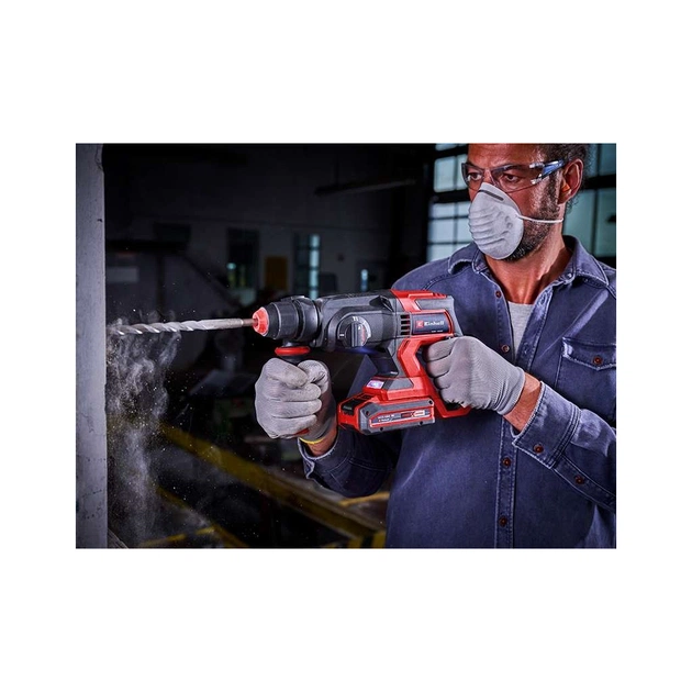 Перфоратор Einhell TE-HD 18/20LI - Solo, SDS-plus, PXC 18V, 1.8Дж, кейс (без АКБ та ЗП) (4514260) - picture 3