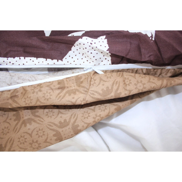 Простирадло MirSon Сатин Premium 22-1255 Arasari 180х220 см (2200002954402) - picture 7