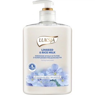 Рідке мило Luksja Creamy Linen & Rice Milk 500 мл (5900998007171) зображення 1