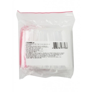 Пакети з застібкою Buroclean 60 x 80 мм 100 шт. (4823078977533) зображення 1