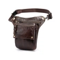 Сумка Vintage На пояс шкіряна Коричнева (20013) - зменшене зображення 4