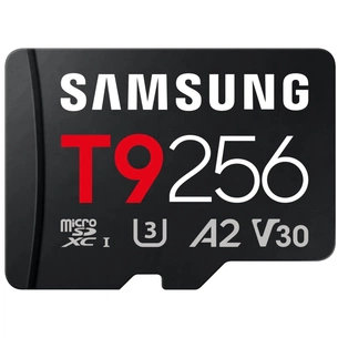 Карта пам'яті Samsung 256GB microSDXC class 10 UHS-I U3 V30 A2 T9 (MB-MH256T/WW) зображення 1