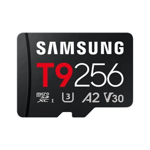 Карта пам'яті Samsung 256GB microSDXC class 10 UHS-I U3 V30 A2 T9 (MB-MH256T/WW) зображення 1