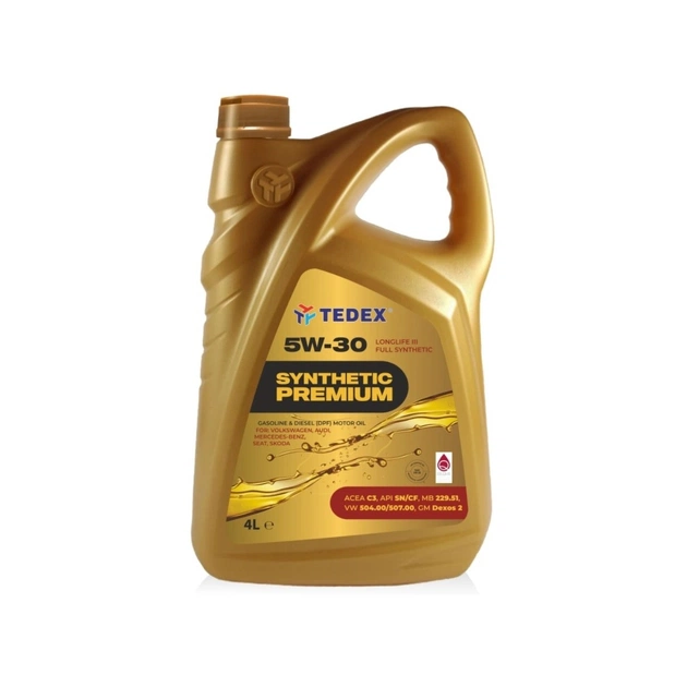 Моторна олива TEDEX SYNTHETIC PREMIUM 4л - зображення 1