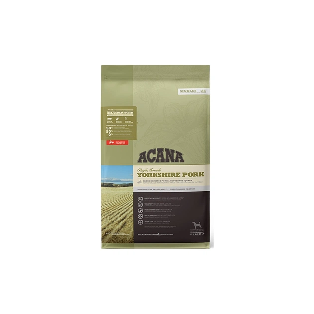 Сухой корм для собак ACANA Yorkshire Pork 11.4 кг (0064992572129) - изображение 1