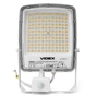 Прожектор Videx F5 100W 3000-5000-6500K з датчиком руху 230V White (VL-F5-100CW-S) - зменшене зображення 2