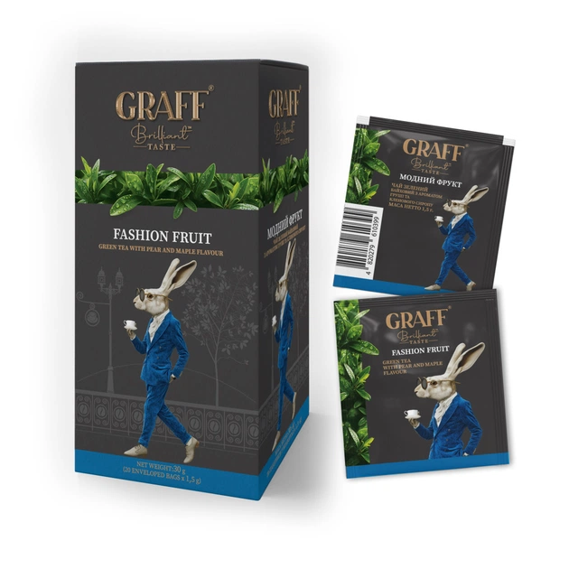 Чай Graff Fashion fruit 20х1.5 г (4820279610382) - изображение 1