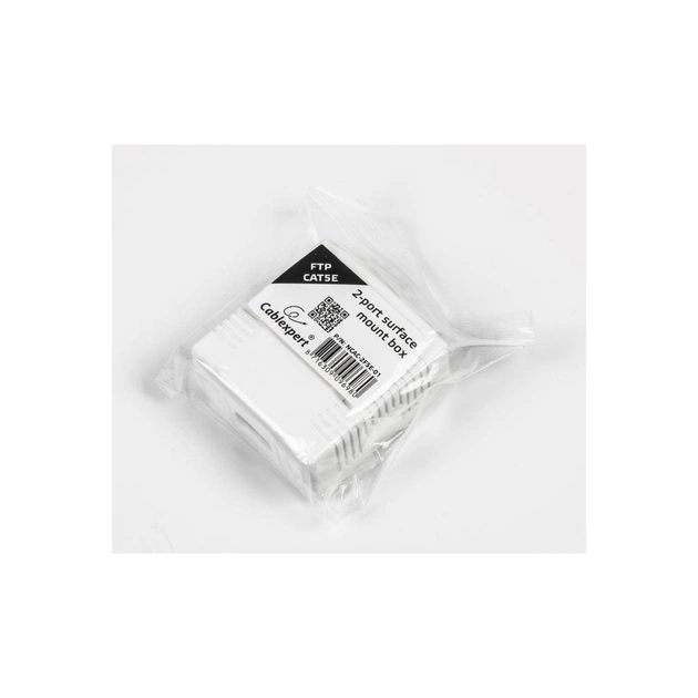 Комп'ютерна розетка Cablexpert RJ45x2 FTP, cat.5e (NCAC-2F5E-01) - зображення 4