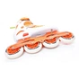 Роликові ковзани Tempish розсувні VESTAX orange 39-42 (1000025/orange/39-42) - зменшене зображення 3