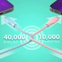 Дата кабель USB-C to USB-C 1.8m 60W (20V/3A) premium J5create (JUCX18L18W-N) - зменшене зображення 4