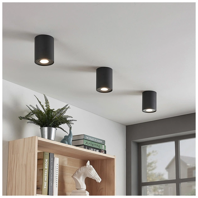 Світильник точковий Videx під лампу GU10 накладний Чорний (VL-SPF13A-B) - picture 4