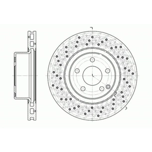 Гальмівний диск REMSA 6817.10 зображення 1