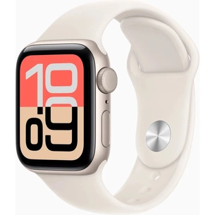 Смарт-годинник Apple Watch SE 3 GPS 40mm Starlight Aluminium Case with Starlight Sport Band - M/L (MEH54RK/A) зображення 1