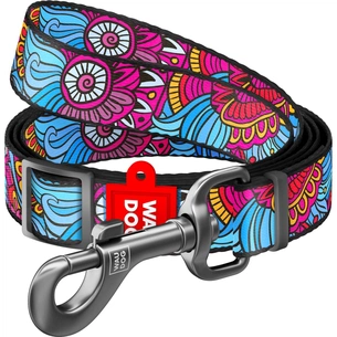 Повідець для собак WAUDOG Nylon регульований "Літо" L Ш 25 мм (5327) зображення 1