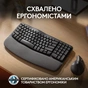 Клавіатура Logitech Wave Keys Bluetooth/Wireless Black (920-012304) - зменшене зображення 5