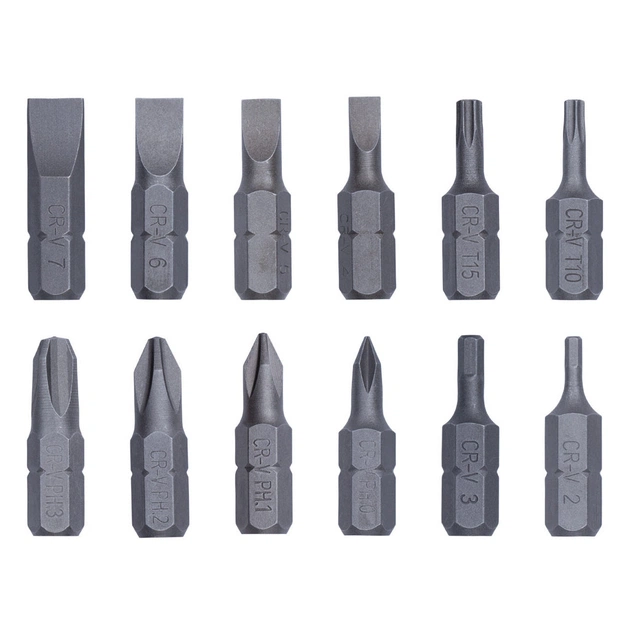 Набір викруток Sigma з реверсом c бітами 12шт CrV (4001831) - picture 5