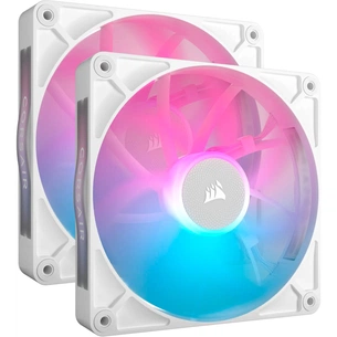 Кулер до корпусу Corsair iCUE Link RX140 RGB PWM White Dual Pack (CO-9051024-WW) зображення 1