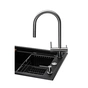 Мийка кухонна GRANADO Royal Estella black (+ подрібнювач Algar 1000 + змішувач Ferrol inox + дозвтор Redondo inox + ко (ksg0301) - зменшене зображення 2