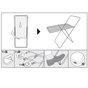 Сушарка для білизни Casa Si City Plus 10m Black Підлогова (CS92287C03E) (DAS302866) - зменшене зображення 3