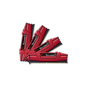 Модуль пам'яті для комп'ютера DDR4 64GB (4x16GB) 3600 MHz Ripjaws V Red G.Skill (F4-3600C19Q-64GVRB) зображення 1
