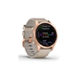 Смарт-годинник Garmin fenix 7S, Sapph Sol, Rose Gold Ti w/ Limestone Leather (010-02539-35) - зменшене зображення 3