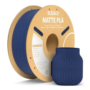 Пластик для 3D-принтера ELEGOO PLA matte 1кг, 1.75мм, blue, dark (50.203.0253) зображення 1