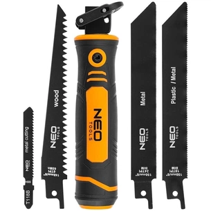 Ножівка Neo Tools садова, тримач, 15см, 24 TPI, 18 TPI, 6 TPI (44-650) зображення 1