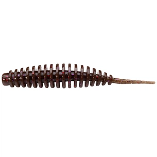 Силікон рибальський FishUP Tanta 1" 050 - Green Pumpkin Brown/Red&Purple (12шт/уп) (1862.02.49) зображення 1