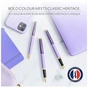 Ручка пір'яна Waterman HEMISPHERE Colour Blocking Purple GT  FP F (12 580) - зменшене зображення 9