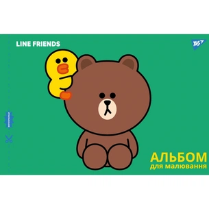 Альбом для малювання Yes А4 скоба, з перфорацією, 20 аркушів (130484) зображення 1