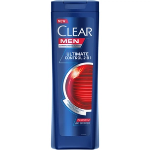 Шампунь Clear проти лупи для чоловіків 2в1 Ultimate Control 400 мл (4605922010487) зображення 1