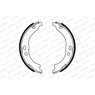 Гальмівні колодки FERODO FSB696 зображення 1