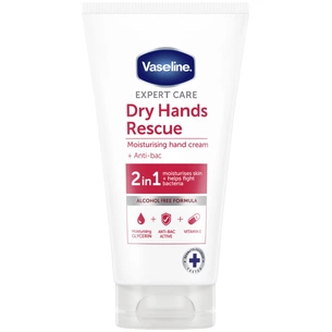Крем для рук Vaseline Експерт догляд 2 в 1 Зволожувальний 75 мл (8712561479776) зображення 1