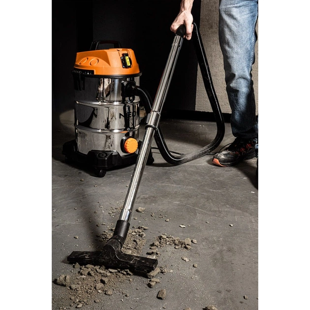 Пилосос будівельний Neo Tools 1400Вт, 18 кПа, 30л, HEPA, колеса, 5.92кг (04-738) - picture 4