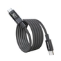 Дата кабель USB-C to USB-C 1.2m PD60W digital display nylon gray Choetech (XCC-1068-GY) - уменьшенное изображение 2