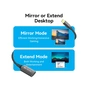 Кабель мультимедийный USB-C to DisplayPort M 0.25m 8K black Vention (CRGBC) - уменьшенное изображение 3