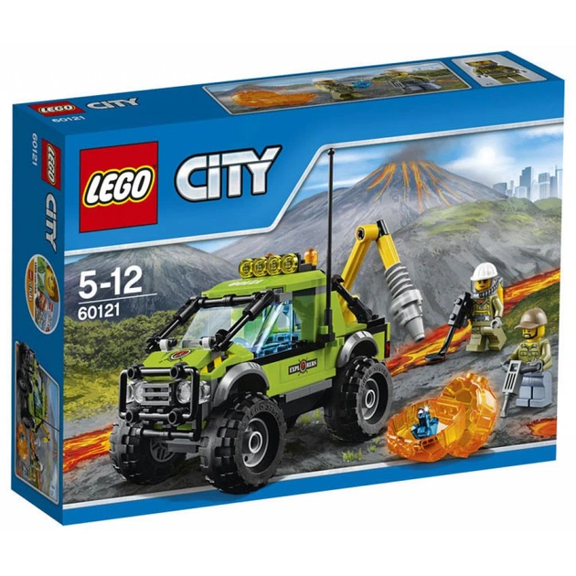 Конструктор LEGO City UnderwaterВантажівка Дослідників Вулканів (60121) - изображение 1