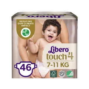 Підгузки Libero Touch 4 7-11 кг 46 шт. (7322541070919) зображення 1