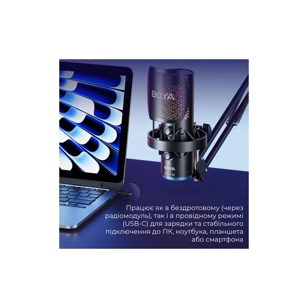 Микрофон Boya K5-02 RGBType-C/3,5 мм Jack Black (BOYA K5-02) - изображение 6